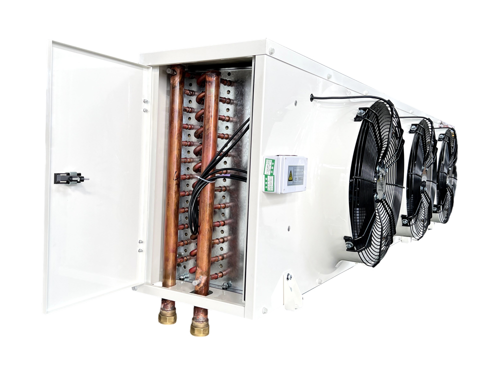 Hoogefficiënte, energiebesparende en stille waterkoelingsventilator Hoogefficiënte, energiebesparende en stille waterkoelingsventilator