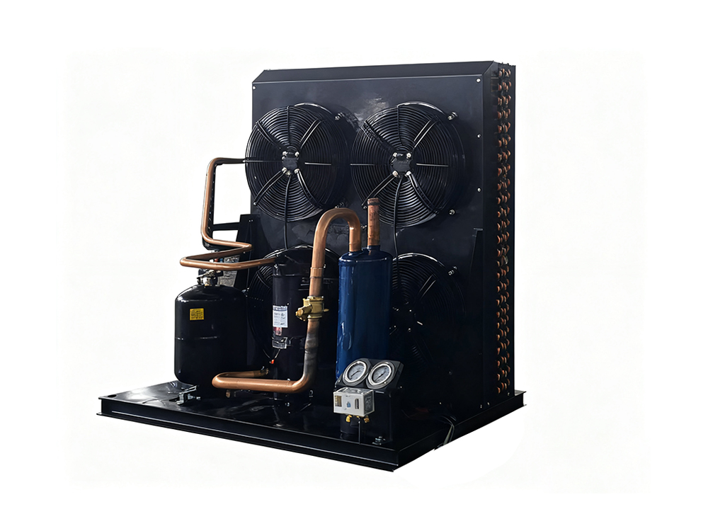 8 PK condensorunit met open pakking