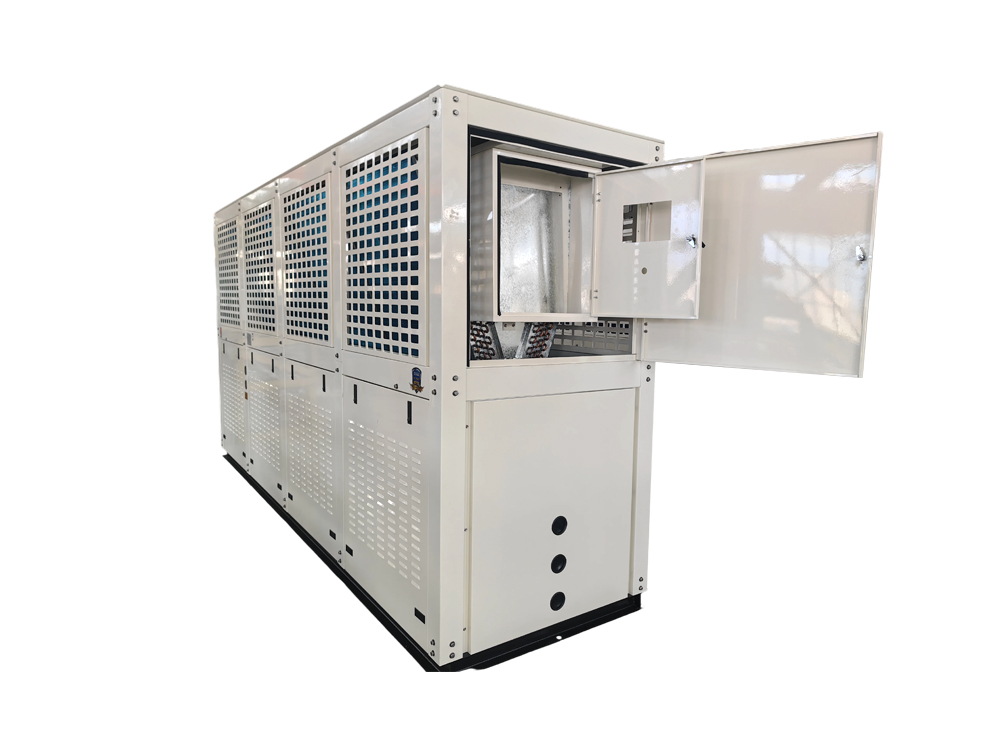 Box-type condensorunit met elektrische schakelkast