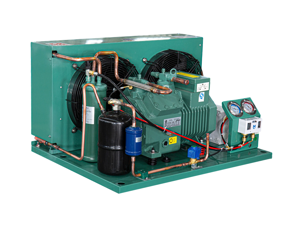 6 PK condensorunit met open pakking
