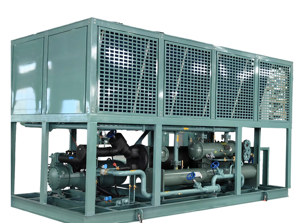 Op maat gemaakte schroefcompressoreenheid met één machine Op maat gemaakte schroefcompressoreenheid met één machine